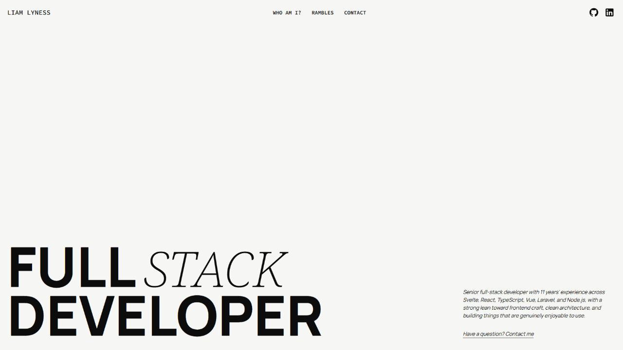 Hello World? Little look into what I'm about
